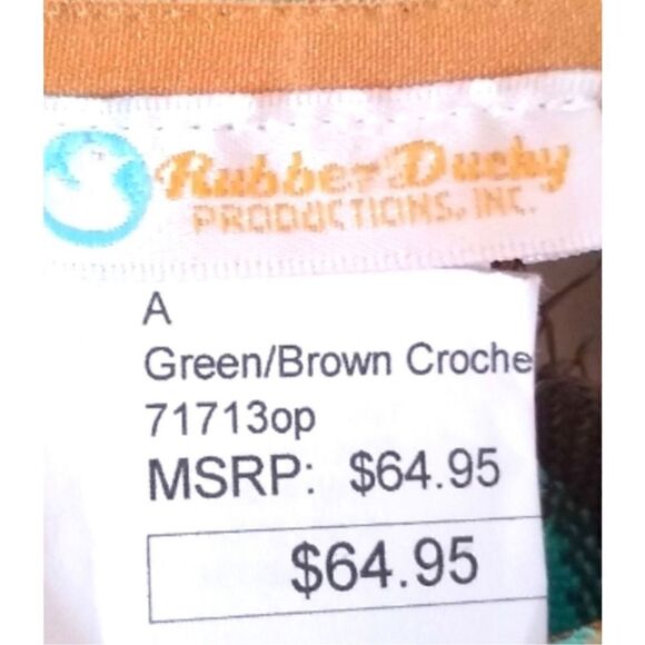 Vintage Rubber Ducky Productions Open Crochet Dress or Beach Coverup! Small. EUC - Picture 8 of 10